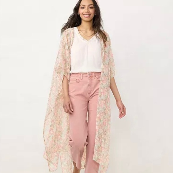 Lauren Conrad Duster/ cover up/ kimono one size fits most - Picture 7 of 10